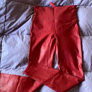 Spanx Faux Leather Leggings size L